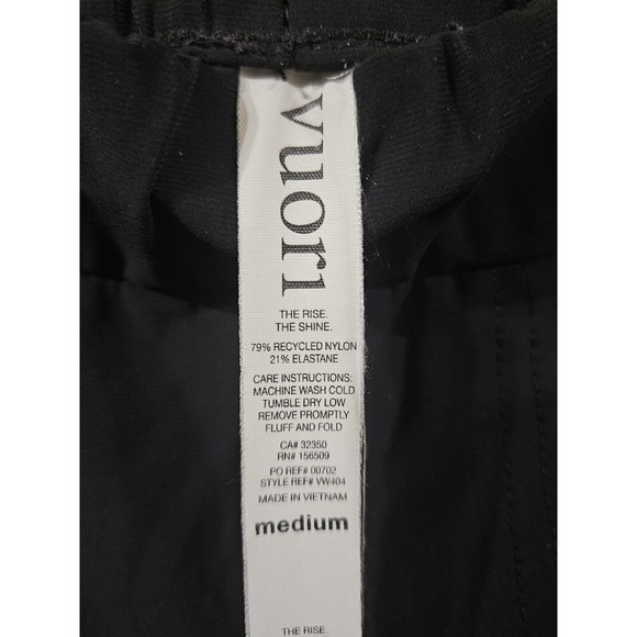 Vuori Miles Ankle Pant Performance Stretch Black VW404 Womens Medium Athleisure - Picture 7 of 7